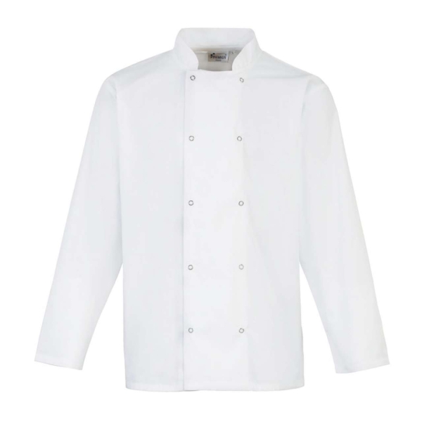 Готварска куртка с дълъг ръкав (бяла) PR6652