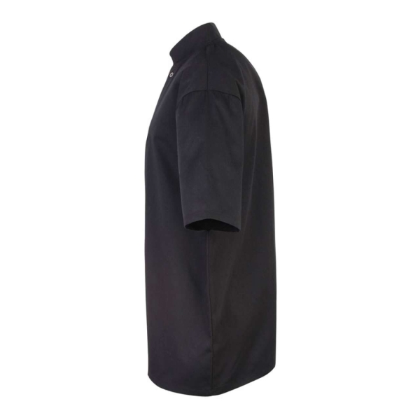 Готварска куртка с къс ръкав (черна) PR6642