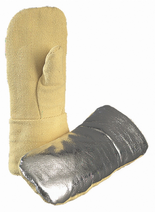 Работни ръкавици 35 см. 1 пръст алуминизирани 500С LAVA 500
