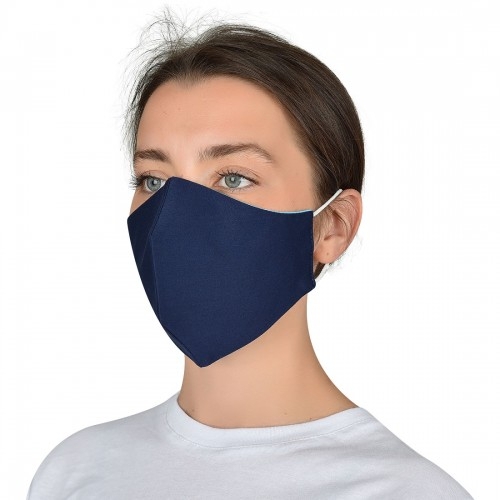Υφασμάτινη επαναχρησιμοποιήσιμη μάσκα ALMA | Σκούρο μπλε χρώμα