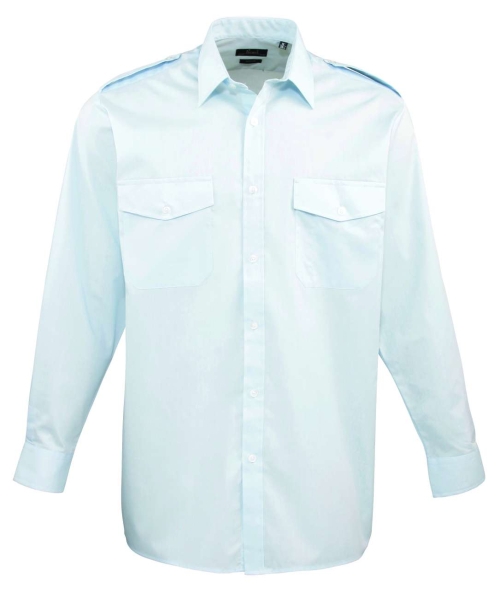 Мъжка риза с дълъг ръкав за охранители PR210