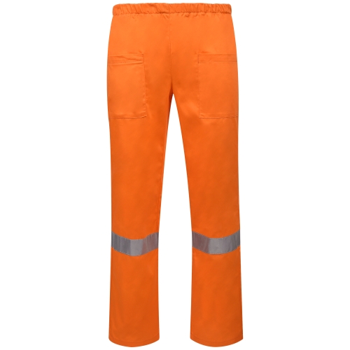 Оранжев панталон със светлоотразителни ленти-24*