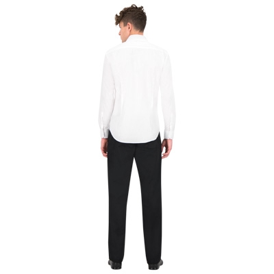 Мъжка риза с дълъг ръкав CENTRAL | Бяло