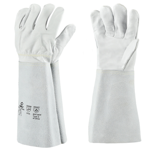 Работни ръкавици за заваряване ARGON | Бяло