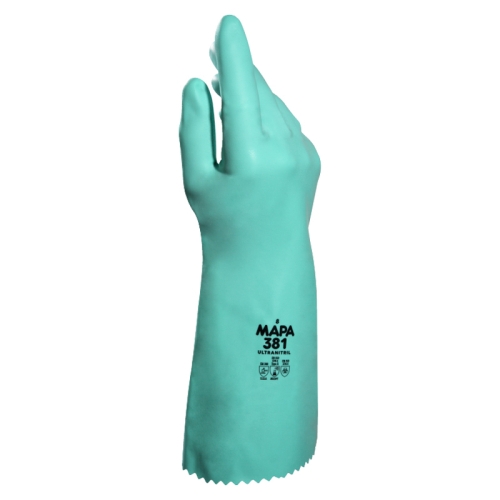 Работни ръкавици Нитрил ULTRANITRIL 381 | Зелено