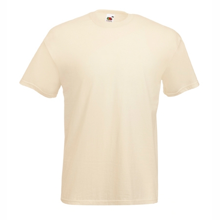 Унисекс тениска VALUEWEIGHT натурален цвят