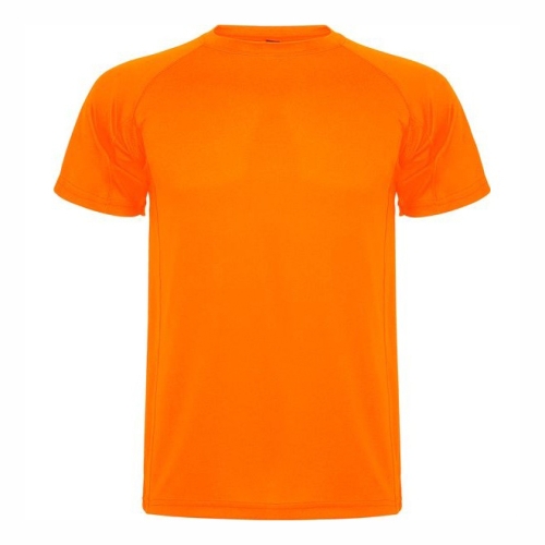Мъжка спортна тениска MONTECARLO оранжев неон