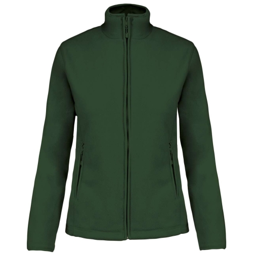 Geaca de dama fleece MAUREEN verde inchis