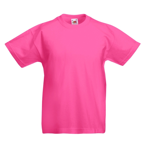 Παιδικό μπλουζάκι KIDS VALUEWEIGHT, ροζ