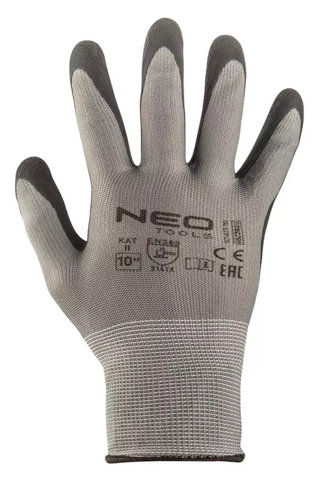 Работни ръкавици, полиестер с латексово покритие (пяна), 3141X, размер 10 97-617-10 NEO