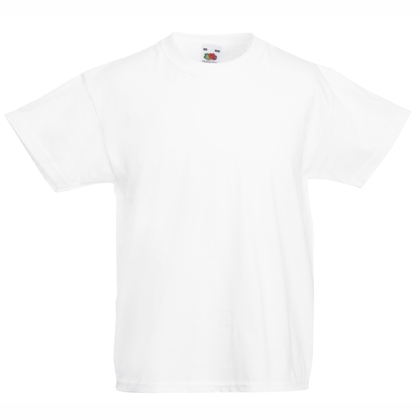 Παιδικό μπλουζάκι KIDS VALUEWEIGHT, λευκό