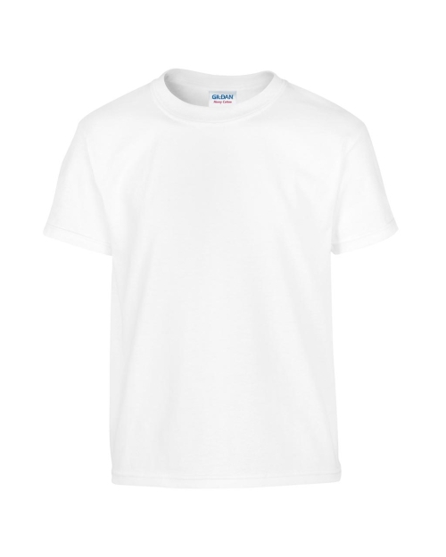 Детска тениска, бяла, 180г памук, GIB5000