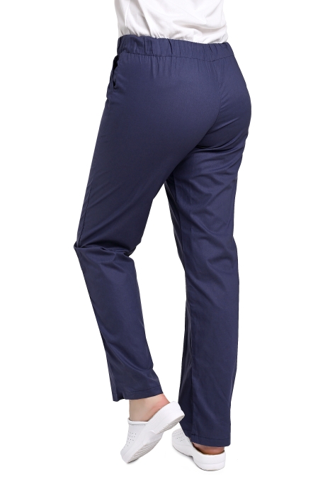 Комплект туника М3 и панталон италиански джоб тъмно син 100% памук