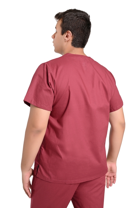 Комплект туника М3 и панталон италиански джоб бордо, от 100% памук,  20072023