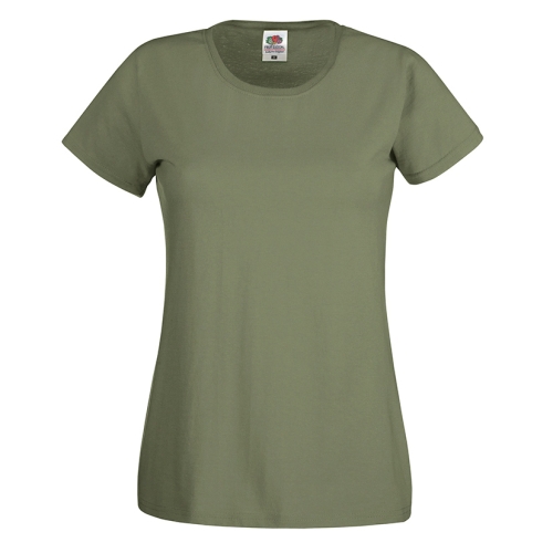 Дамска олекотена тениска ORIGINAL маслинено, ID75