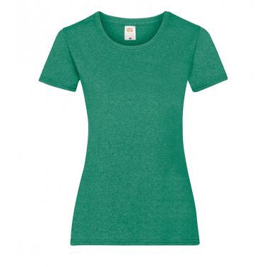Дамска тениска VALUEWEIGHT ретро зелен меланж, ID25*rhg