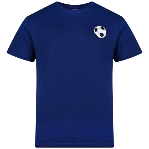 Мъжка тениска, кралско синя, Футбол на топ марката Malfini