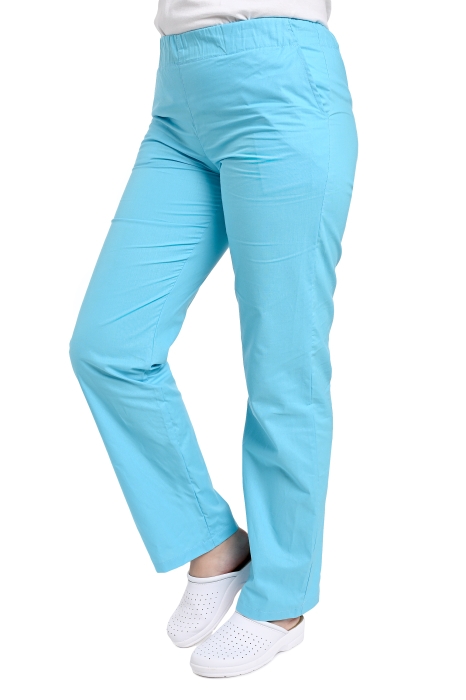 Комплект туника М3 и панталон италиански джоб син 100% памук, 02082023, синьо електрик