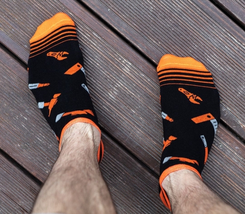 Цветни чорапи NEO TOOLS, къси, размер 39-42, GD030