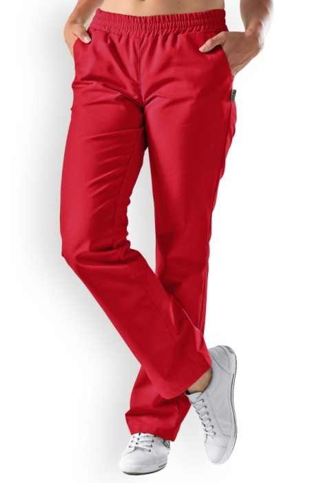 Pantaloni roșu buzunar italian, 100% bumbac, 1910232