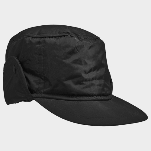 Ватирана водоустойчива шапка тип ушанка NORTH BLACK, черна, 30701003