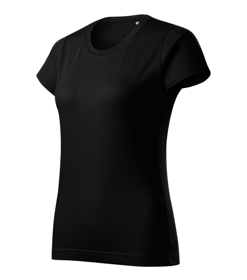Дамска черна тениска, F34011
