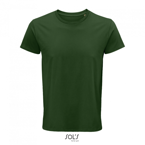 Ανδρικό μπλουζάκι με κοντό μανίκι σκούρο πράσινο,SO03582bg