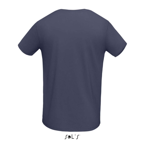 Мъжка тениска с кръгло деколте, синя, SO02855*mg