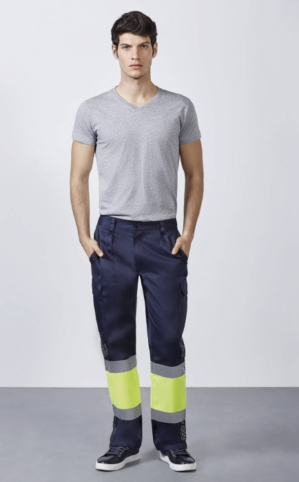 Летен панталон със светлоотразителни ленти HI-VIZ NAOS