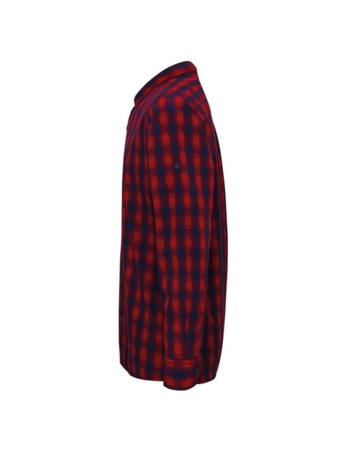 Мъжка памучна,карирана риза (червено /тъмно синьо ) PR2502