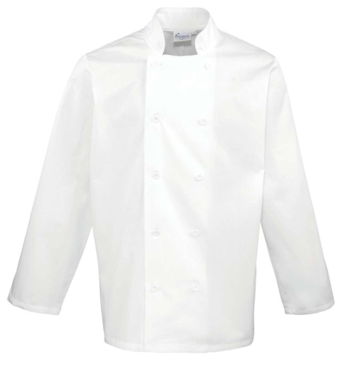 Яке за готвач с дълъг ръкав (бяло) PR6571